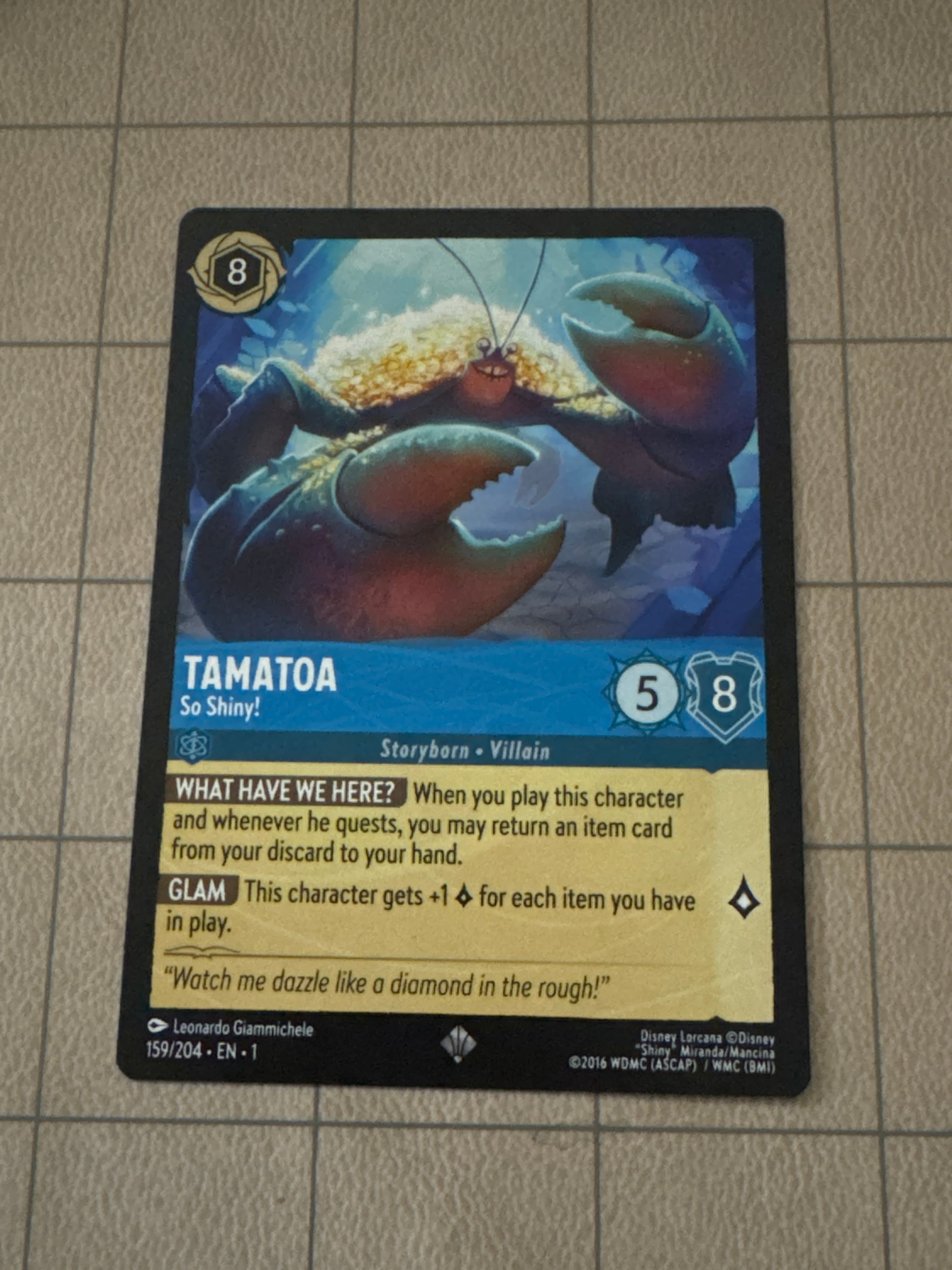 Tamatoa - So Shiny!