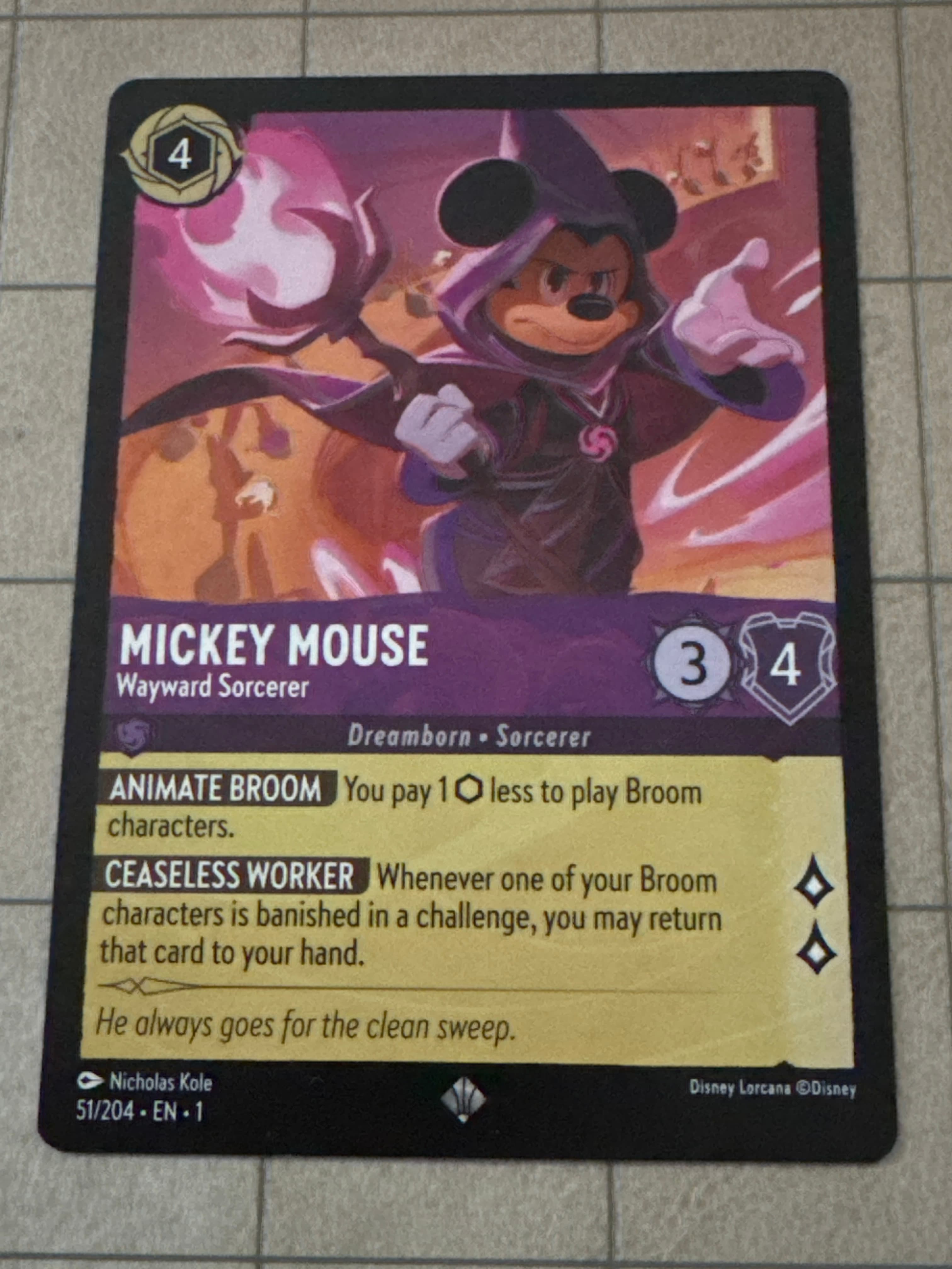 Mickey Mouse - Wayward Sorcerer
